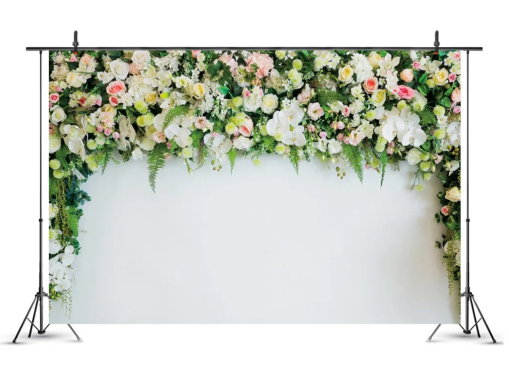Mur de fleurs