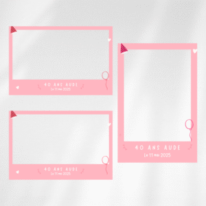 Templates anniversaire 40 ans