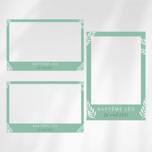 Template baptême Léo