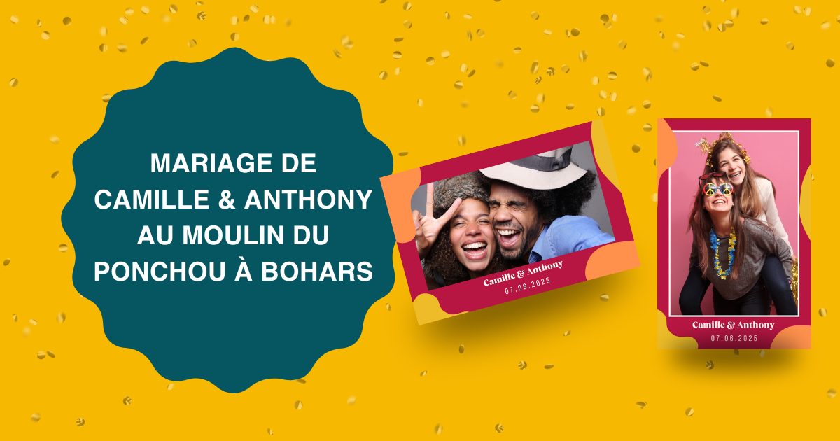 Mariage de Anthony et Camille au Moulin du Ponchou à Bohars
