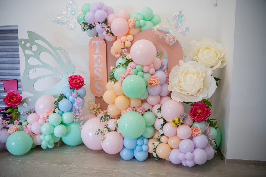 Fond en ballons personnalisé