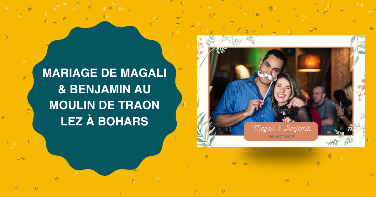 Mariage de Magali et Benjamin au moulin de Traon Lez à Plouarzel