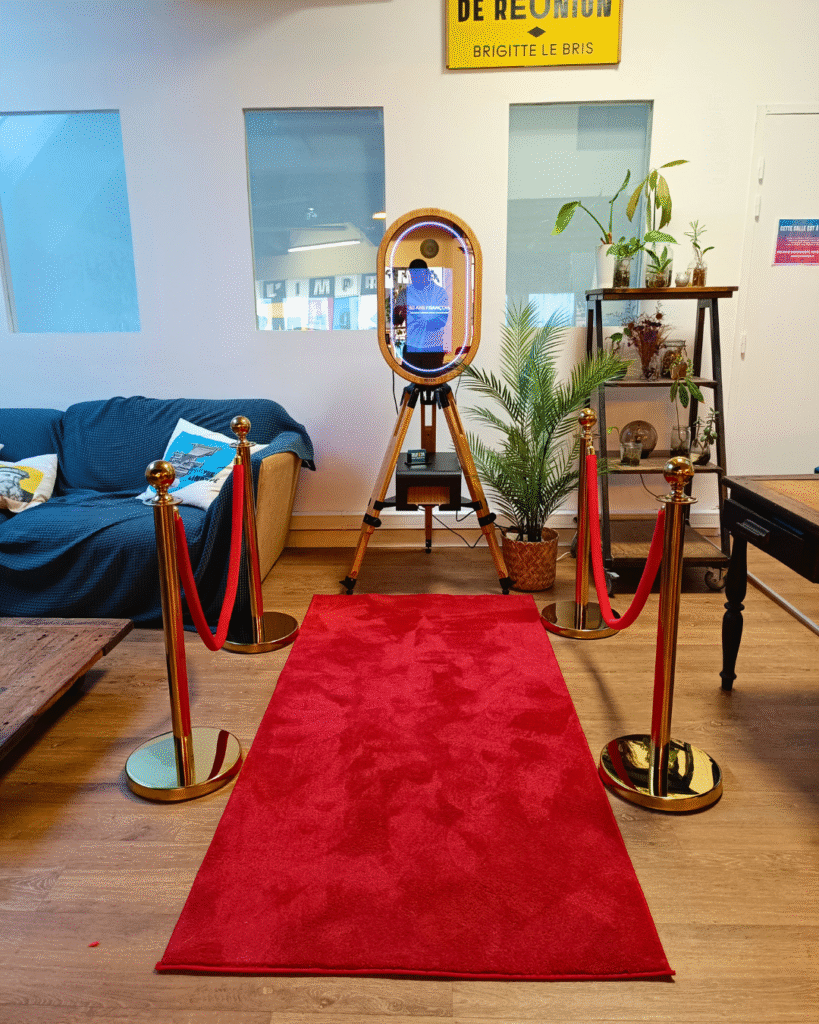 Le photobooth miroir à La PAM de Brest