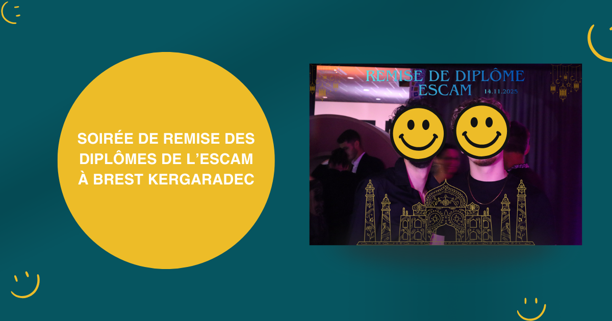 Soirée de remise des diplômes de l’ESCAM : une soirée inoubliable à Brest Kergaradec