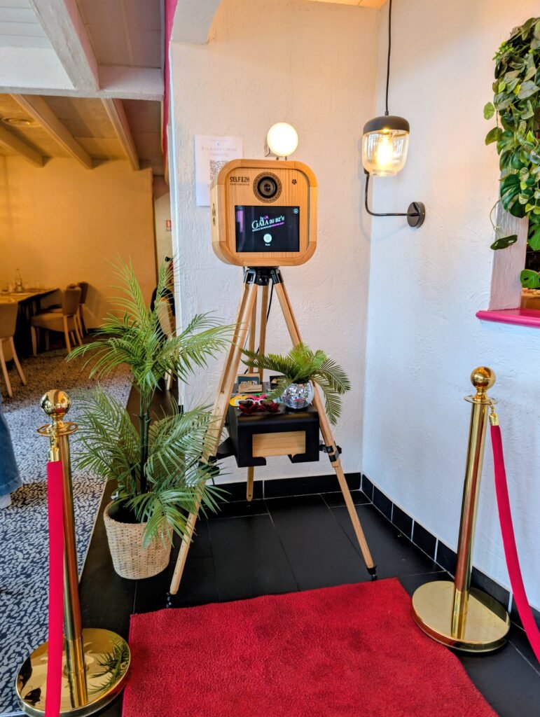 Le photobooth Grandiozh installé au restaurant La Diff à Guipavas